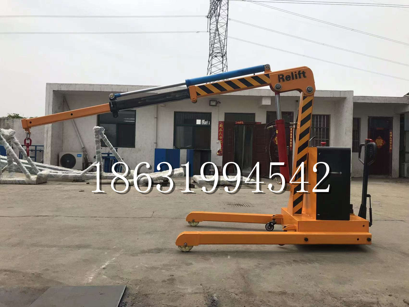 城区久征定做3吨三轮随车吊 农用园林绿化移树吊 平板工程用小吊机